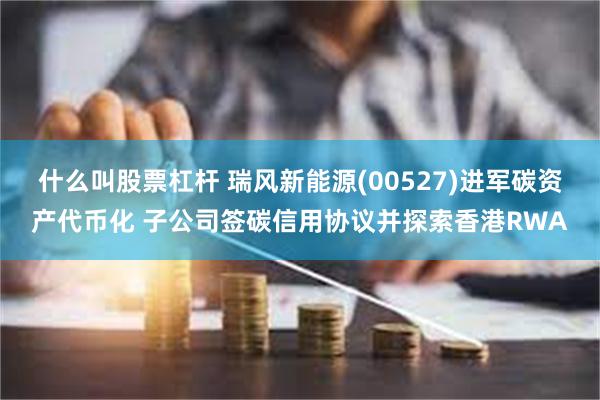 什么叫股票杠杆 瑞风新能源(00527)进军碳资产代币化 子公司签碳信用协议并探索香港RWA
