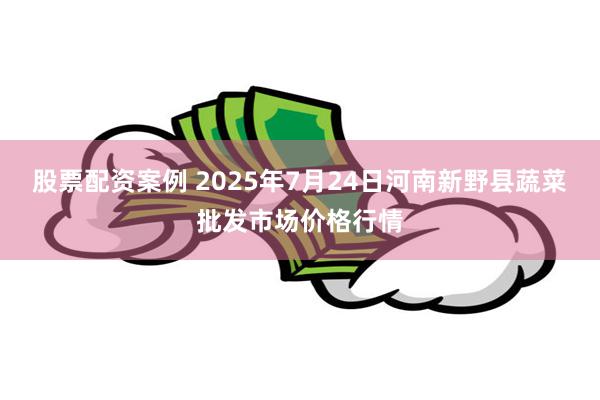 股票配资案例 2025年7月24日河南新野县蔬菜批发市场价格行情